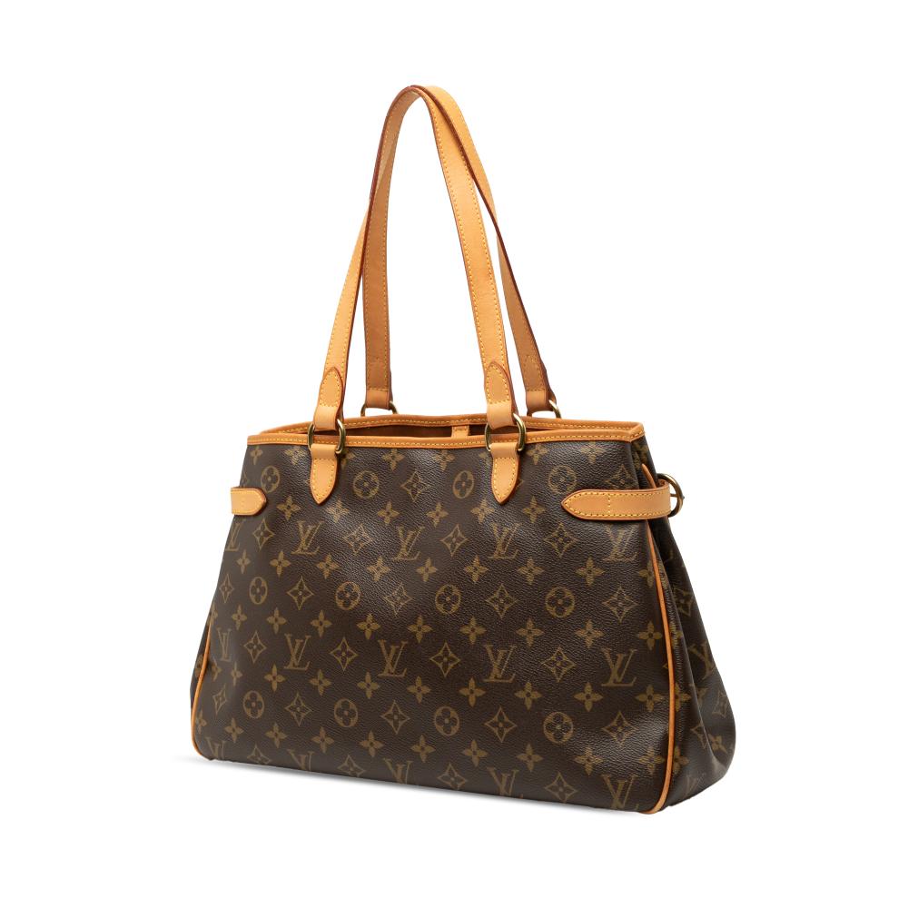 Louis Vuitton B Louis Vuitton Brown Monogram Canvas Fabric Monogram Batignolles Horizontal France