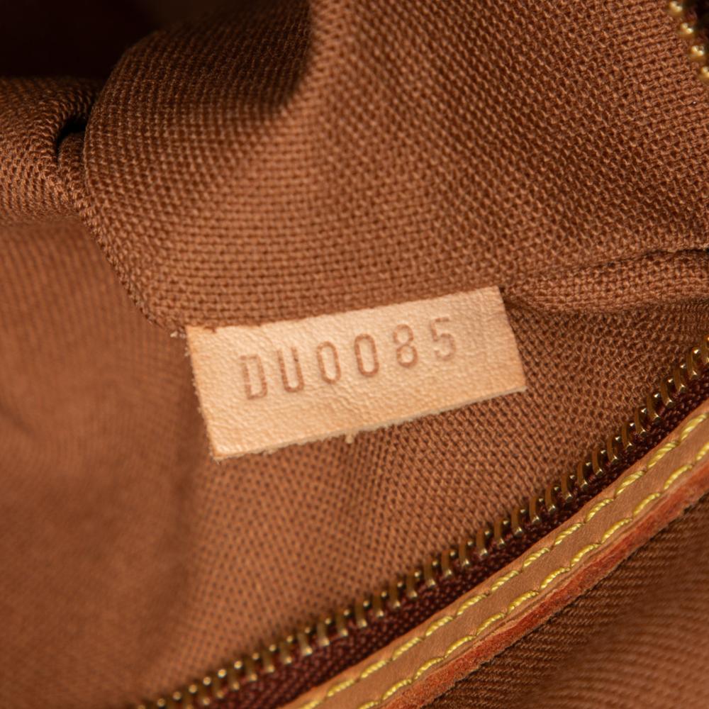 Louis Vuitton B Louis Vuitton Brown Monogram Canvas Fabric Monogram Batignolles Horizontal France