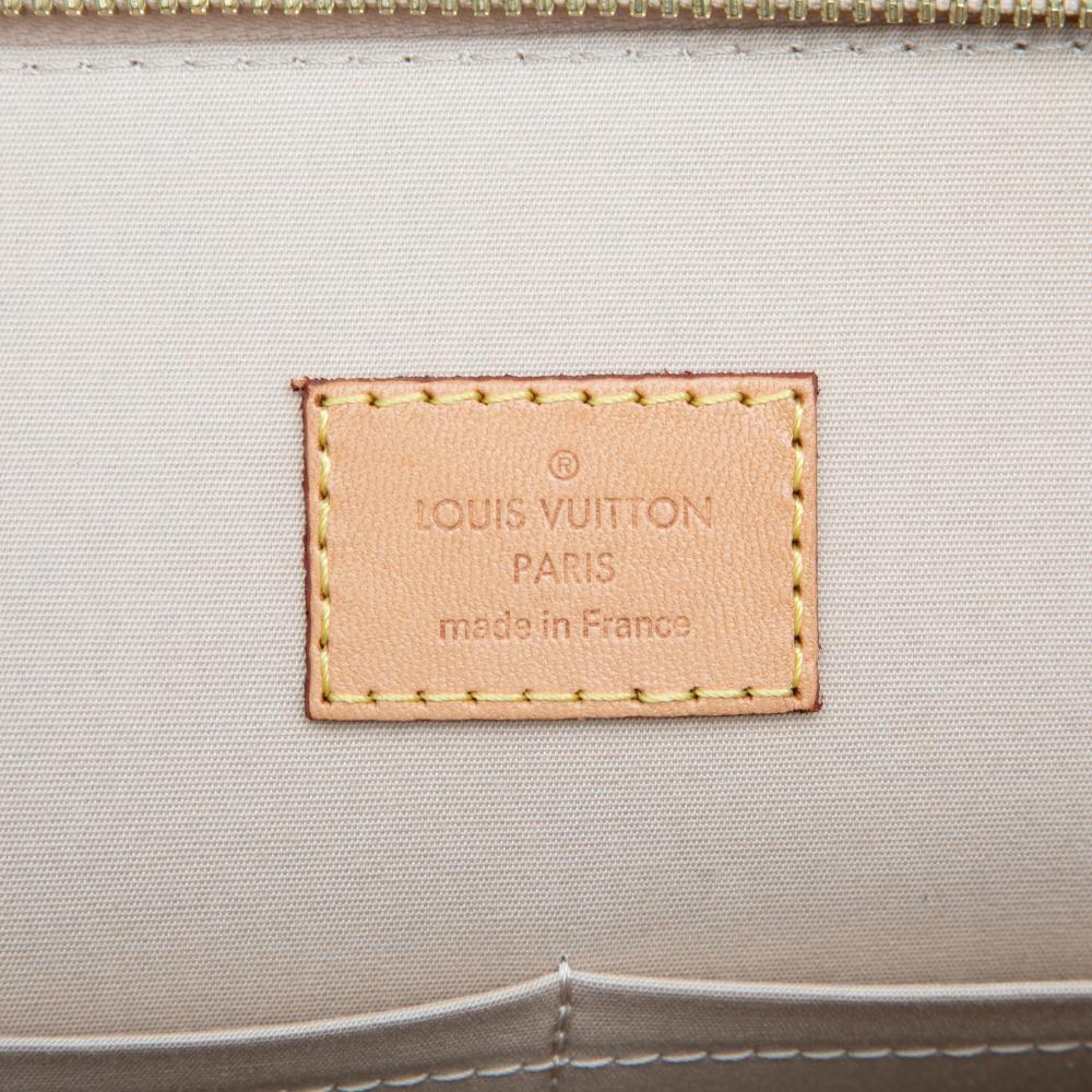 Louis Vuitton B Louis Vuitton Brown Beige Vernis Leather Leather Monogram Vernis Alma PM France