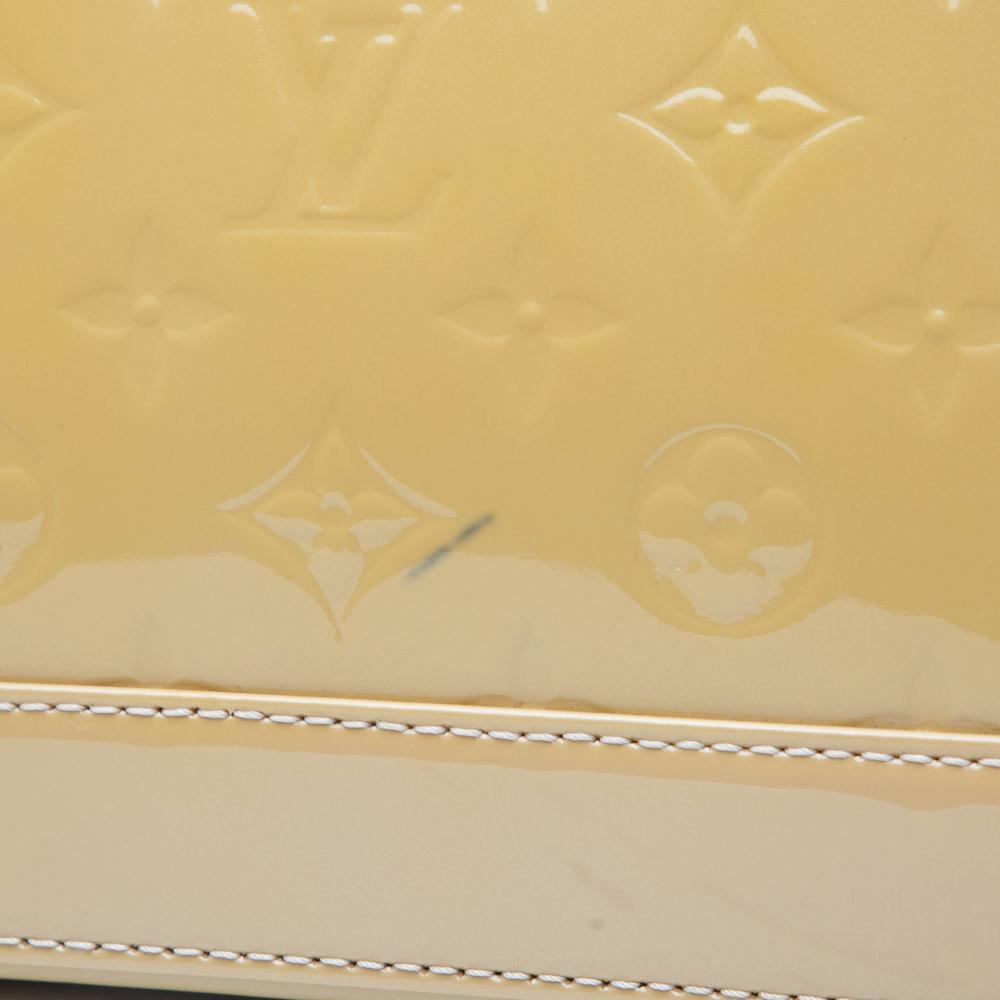 Louis Vuitton B Louis Vuitton Brown Beige Vernis Leather Leather Monogram Vernis Alma PM France