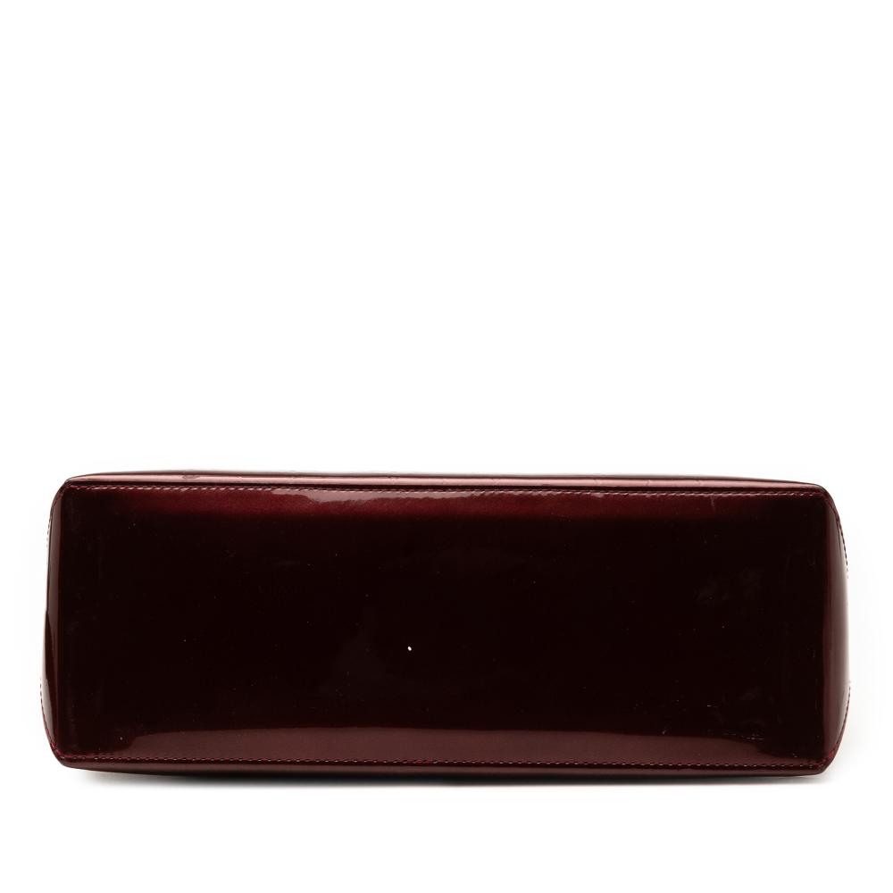 Louis Vuitton B Louis Vuitton Red Burgundy Vernis Leather Leather Monogram Vernis Wilshire PM France