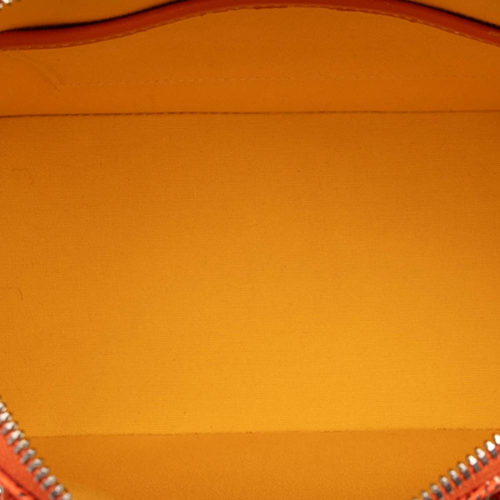 Goyard B Goyard Orange Coated Canvas Fabric Goyardine Vendome Mini France