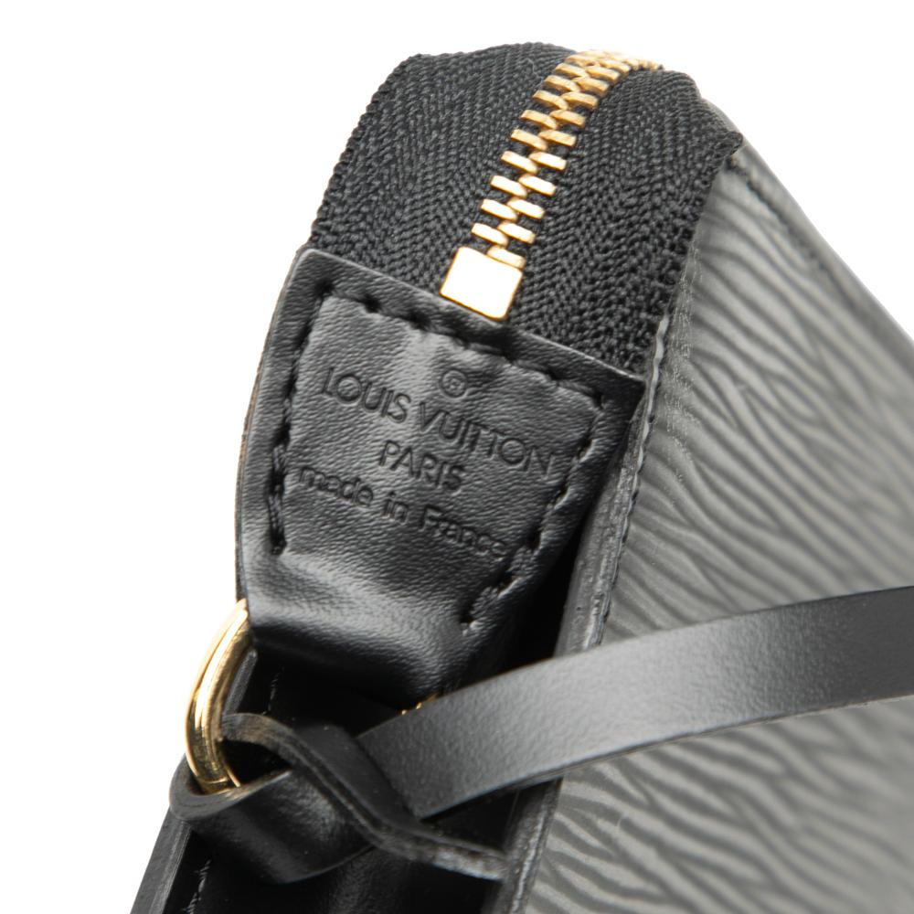 Louis Vuitton B Louis Vuitton Black Epi Leather Leather Epi Pochette Accessoires France