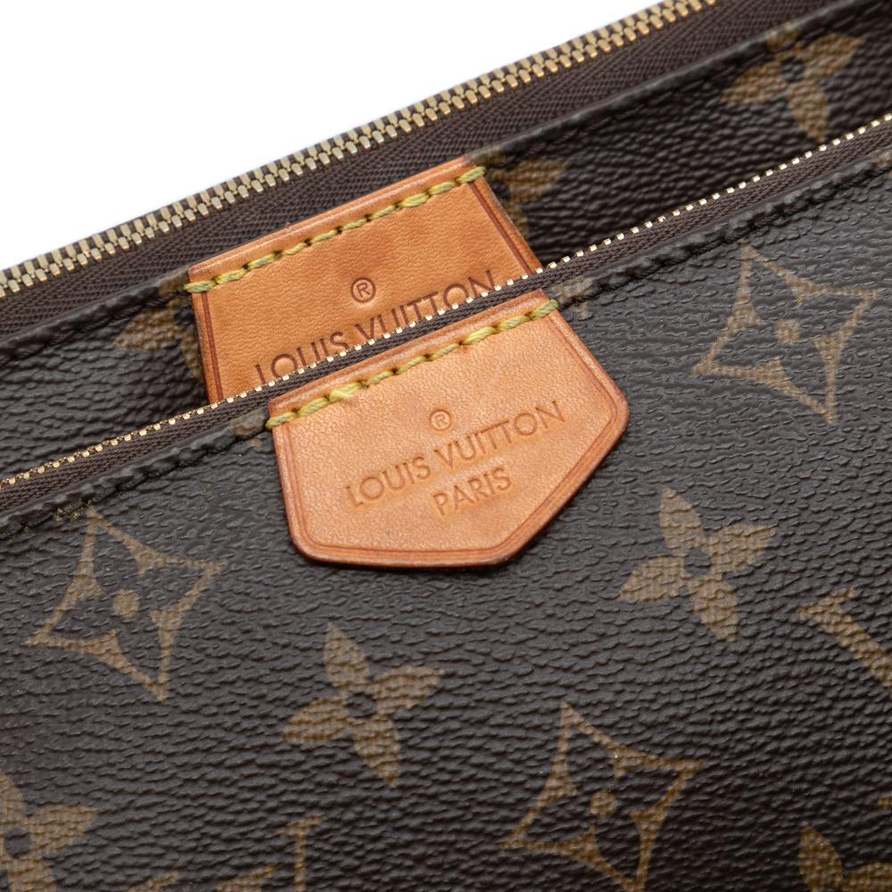 Louis Vuitton AB Louis Vuitton Brown Monogram Canvas Fabric Monogram Multi Pochette Accessoires France