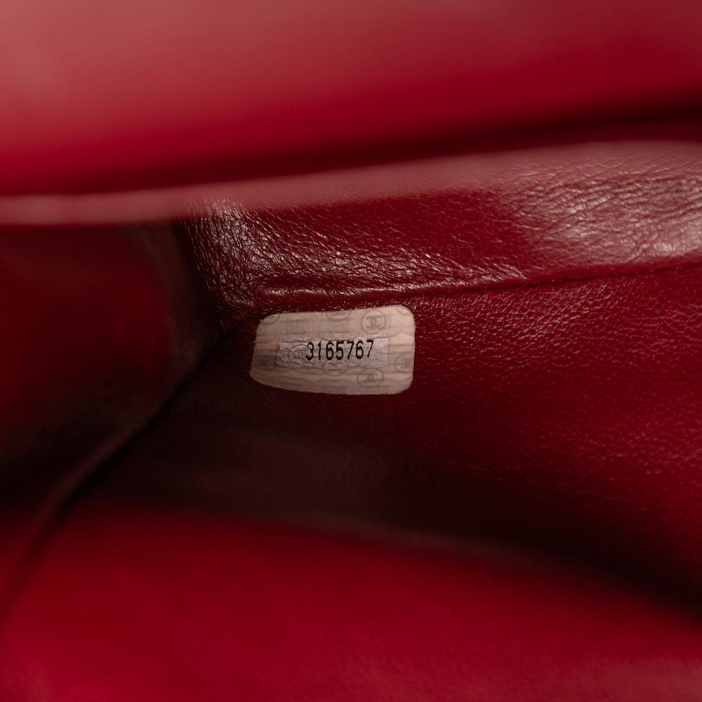 Chanel B Chanel Black Lambskin Leather Leather Medium Classic Lambskin Double Flap France