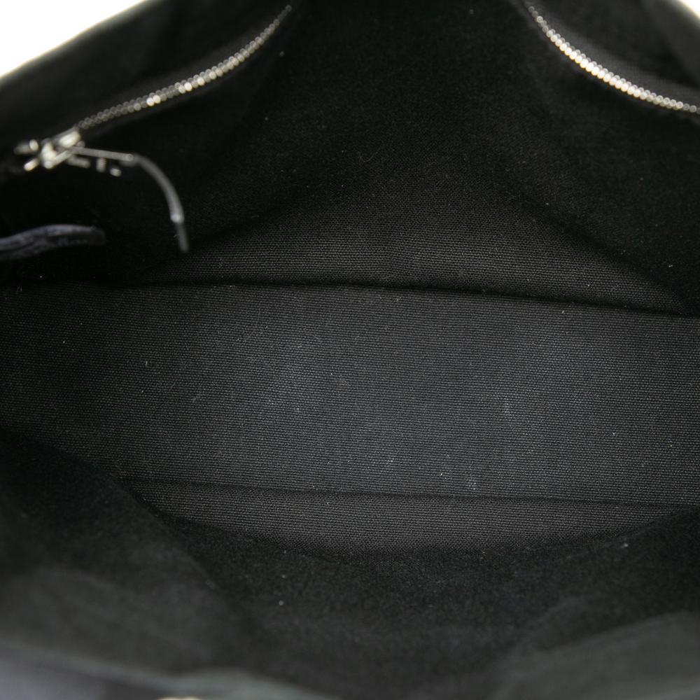 Hermès B Hermès Blue Navy Canvas Fabric and Leather Fourre Tout PM France