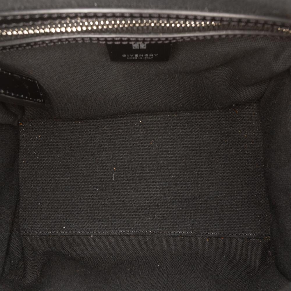 Givenchy AB Givenchy Black Raffia Natural Material Mini Antigona Satchel Italy