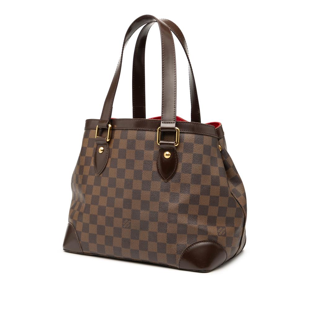 Louis Vuitton B Louis Vuitton Brown Damier Canvas Fabric Damier Ebene Hampstead PM France