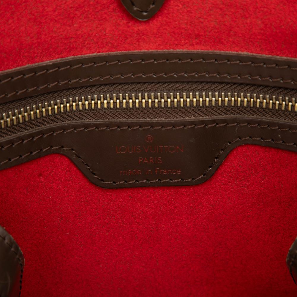 Louis Vuitton B Louis Vuitton Brown Damier Canvas Fabric Damier Ebene Hampstead PM France