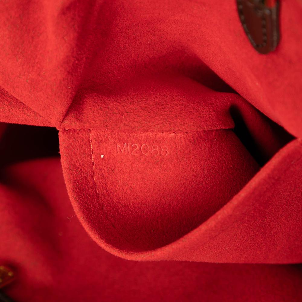 Louis Vuitton B Louis Vuitton Brown Damier Canvas Fabric Damier Ebene Hampstead PM France