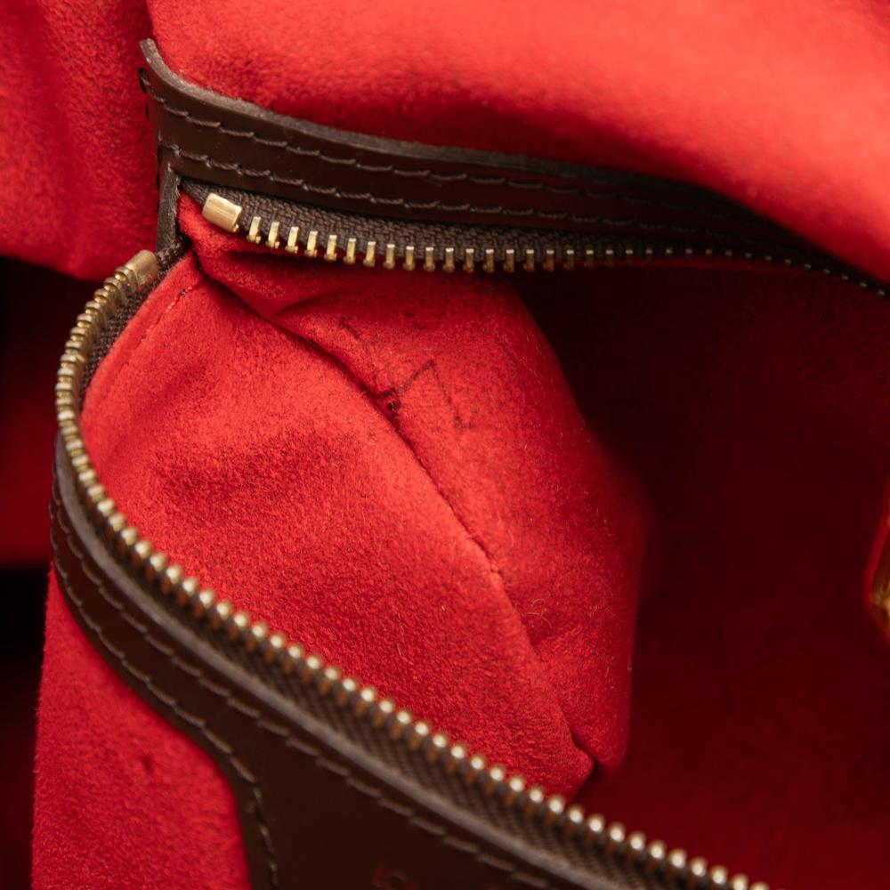 Louis Vuitton B Louis Vuitton Brown Damier Canvas Fabric Damier Ebene Hampstead PM France