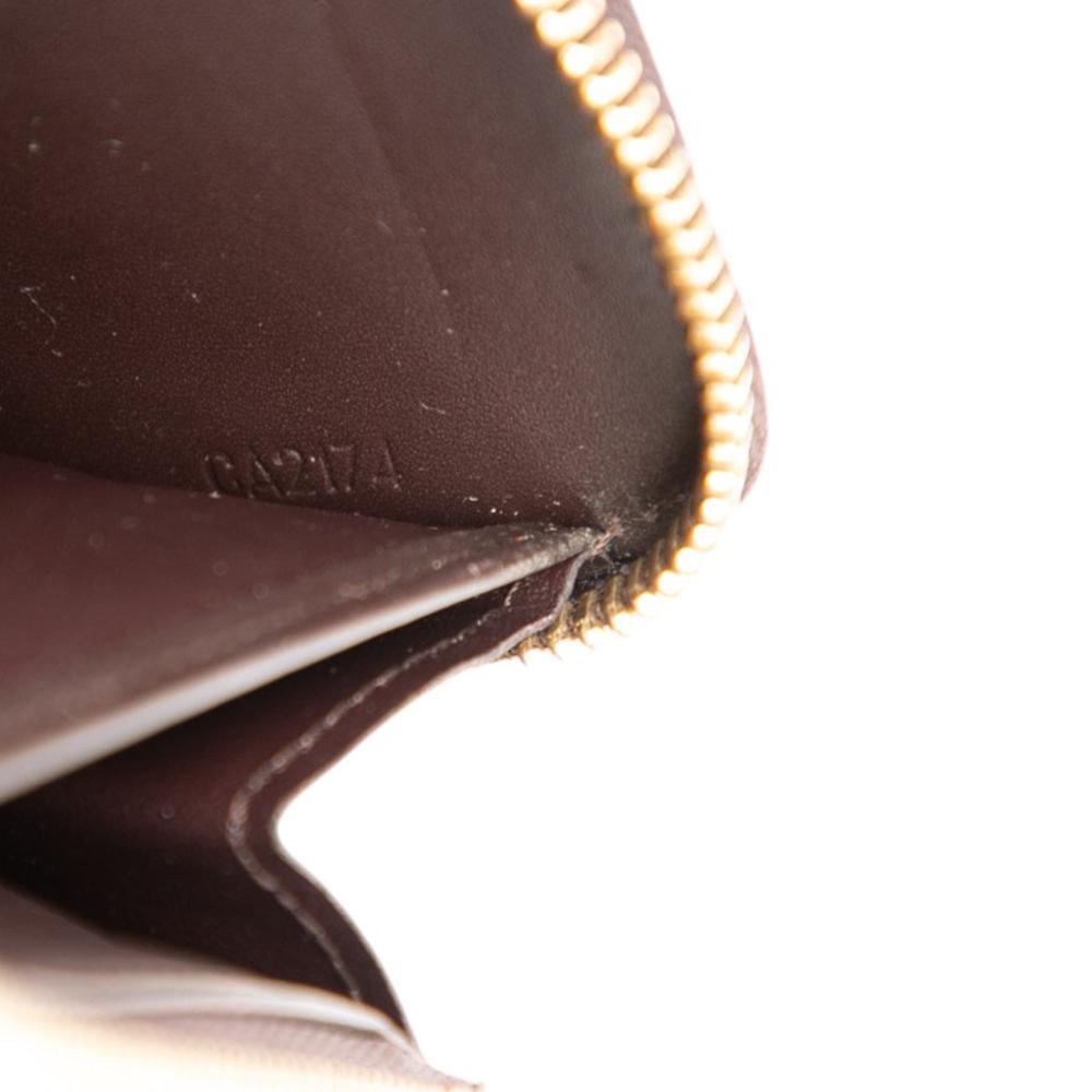 Louis Vuitton B Louis Vuitton Purple Vernis Leather Leather Monogram Vernis Zippy Long Wallet Spain