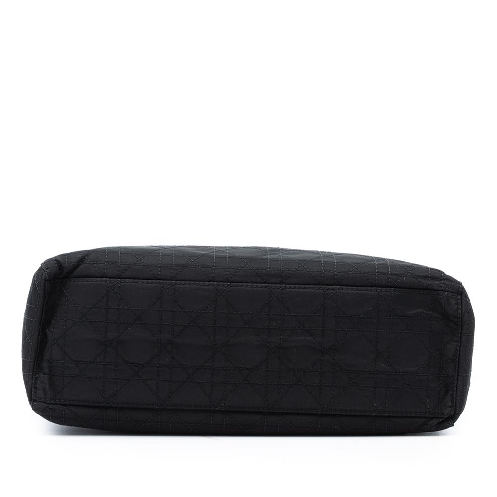 Christian Dior AB Dior Black Nylon Fabric Large Cannage Lady Dior Italy