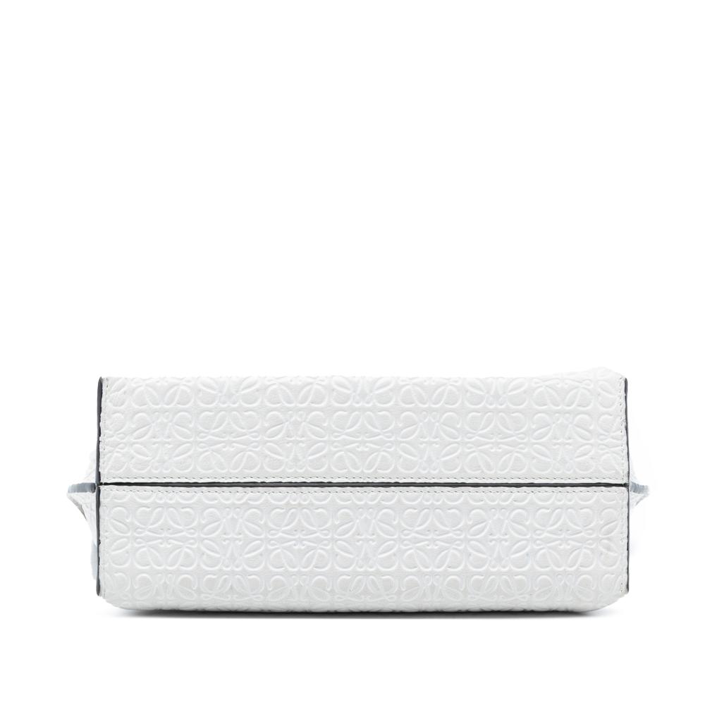 Loewe B LOEWE White Calf Leather Repeat Anagram Avenue Crossbody Spain