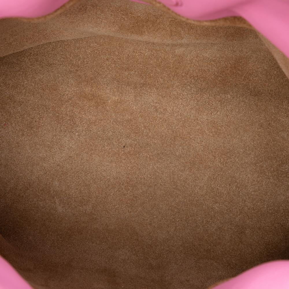 Loewe Pink Hot Pink Nappa Leather Leather Paula Ibiza Mini Petal Nappa Flamenco Knot Crossbody Spain