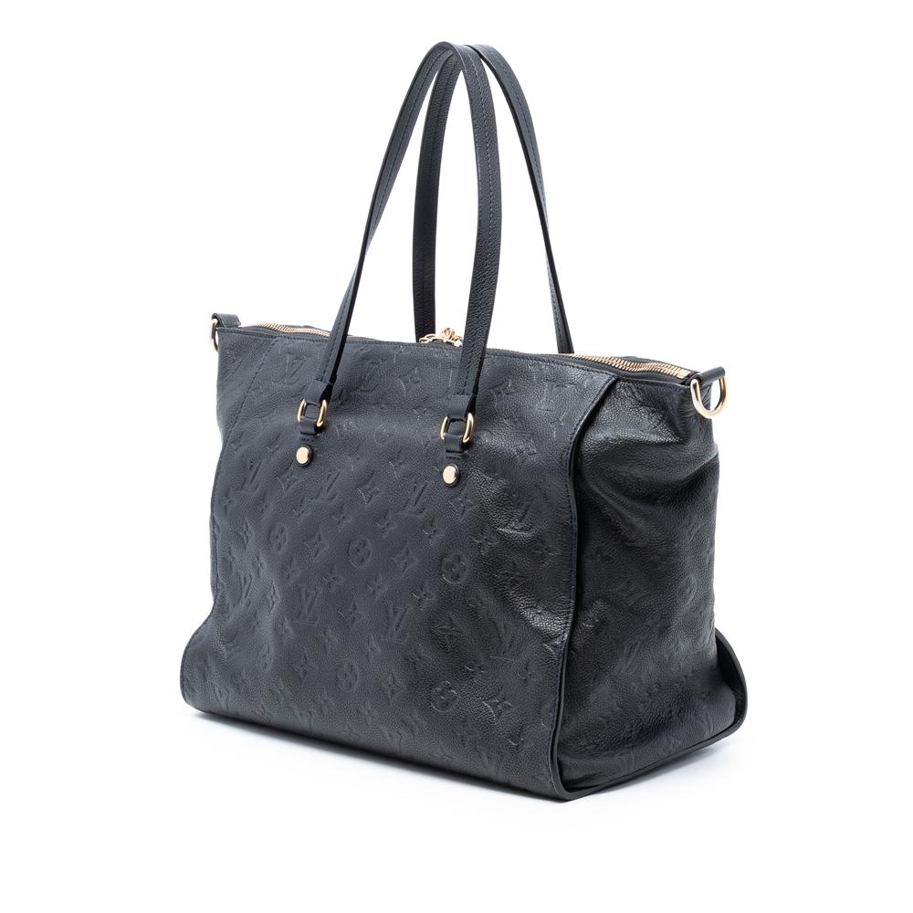 Louis Vuitton B Louis Vuitton Black Monogram Empreinte Leather Lumineuse PM France