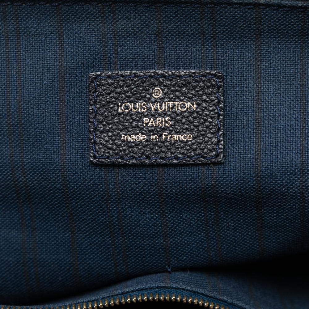 Louis Vuitton B Louis Vuitton Black Monogram Empreinte Leather Lumineuse PM France