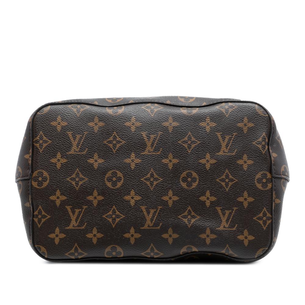 Louis Vuitton AB Louis Vuitton Brown with Red Monogram Canvas Fabric Monogram Braided Neonoe MM France