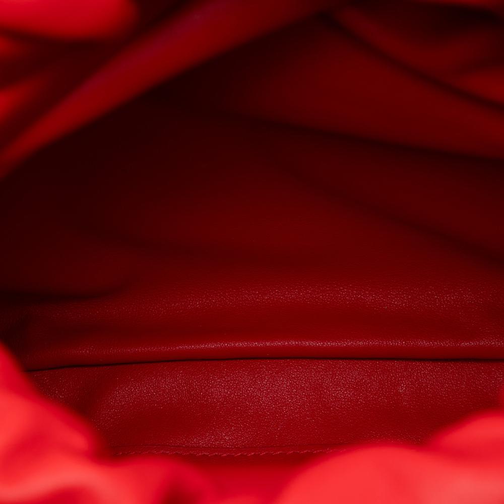 Bottega Veneta AB Bottega Veneta Red Nappa Leather Leather Nappa The Fringe Pouch Italy
