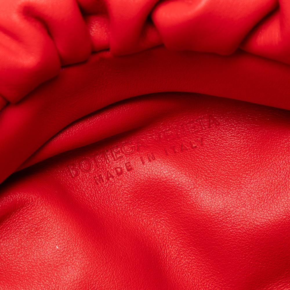 Bottega Veneta AB Bottega Veneta Red Nappa Leather Leather Nappa The Fringe Pouch Italy