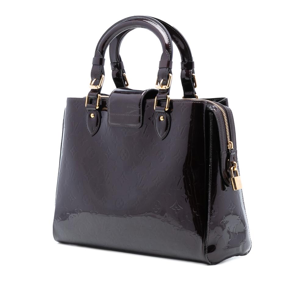 Louis Vuitton B Louis Vuitton Purple Vernis Leather Leather Monogram Vernis Melrose Avenue France