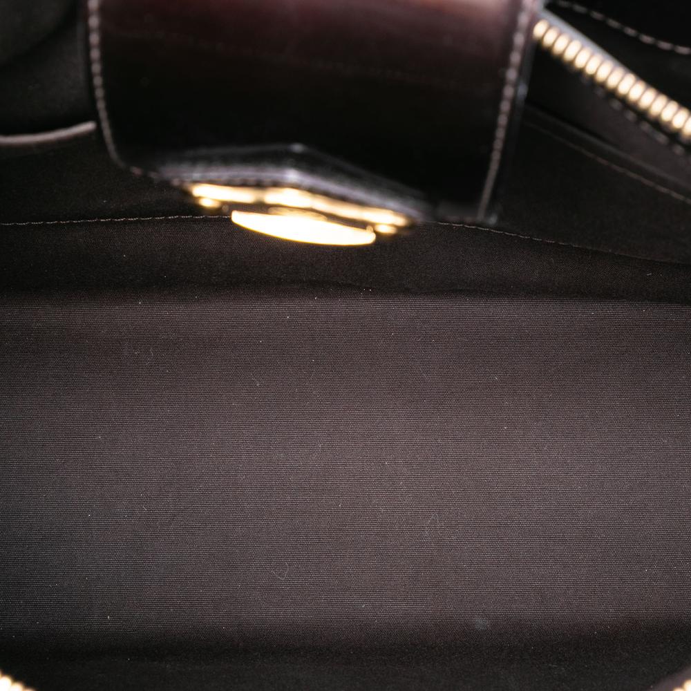 Louis Vuitton B Louis Vuitton Purple Vernis Leather Leather Monogram Vernis Melrose Avenue France