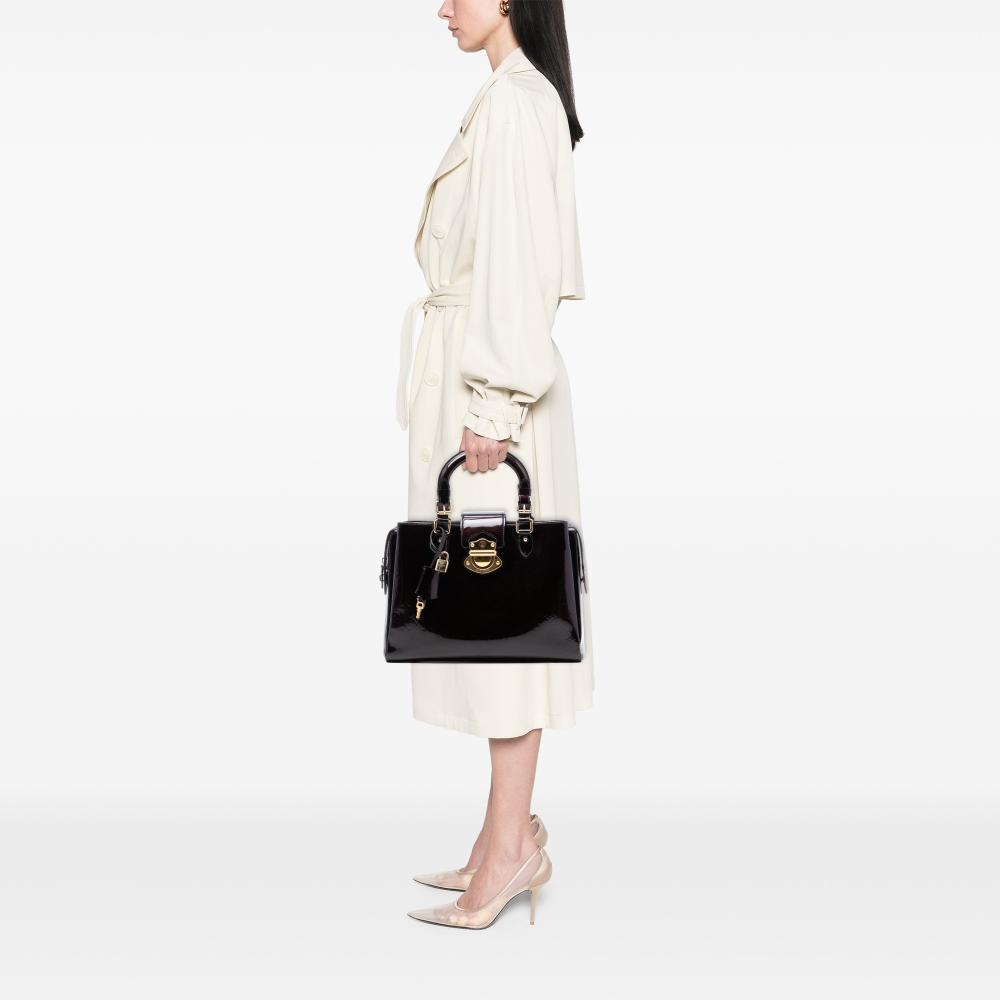 Louis Vuitton B Louis Vuitton Purple Vernis Leather Leather Monogram Vernis Melrose Avenue France