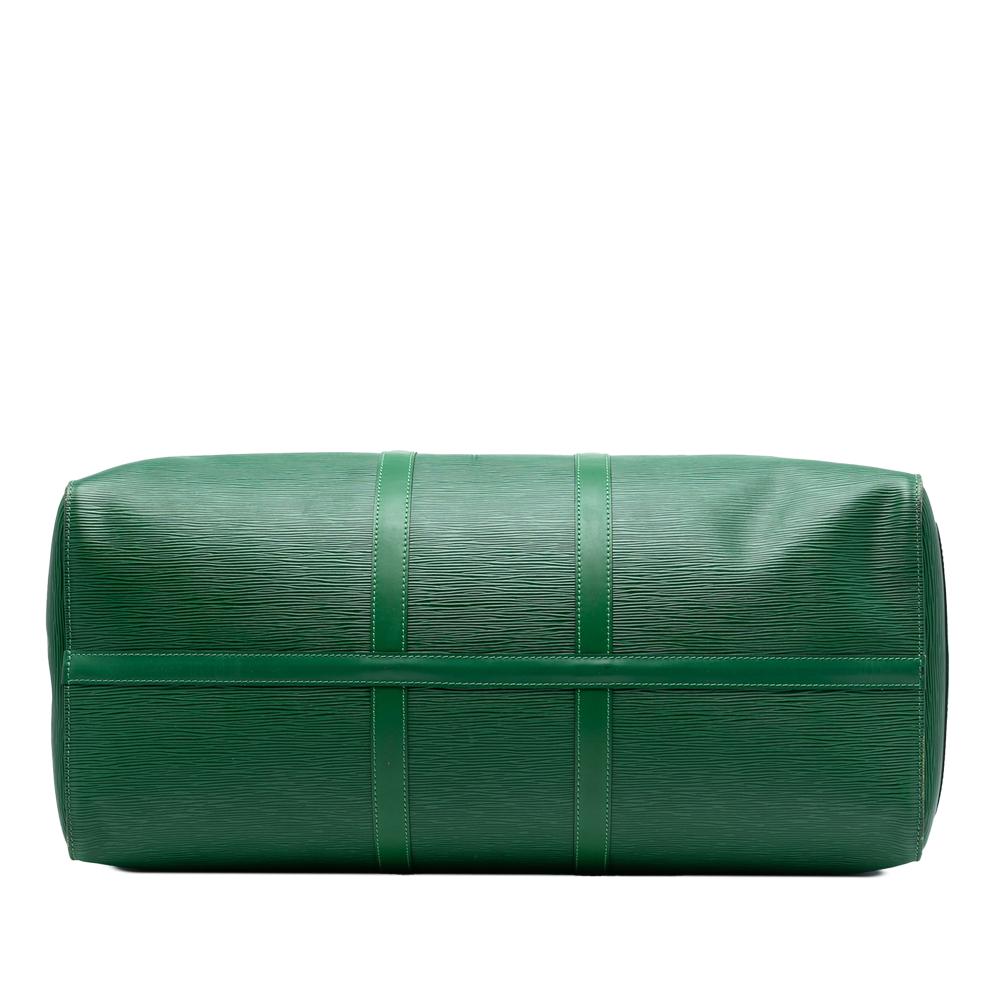 Louis Vuitton B Louis Vuitton Green Epi Leather Leather Epi Keepall 55 France
