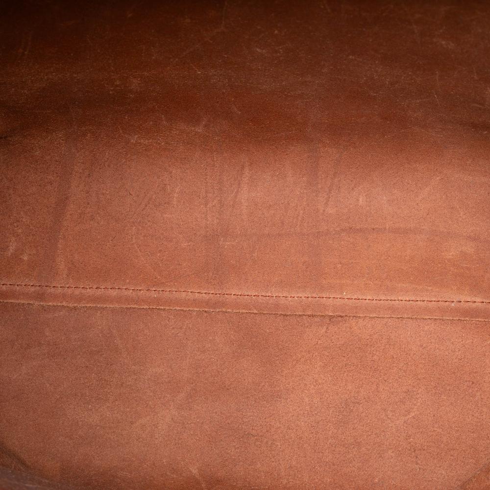 Balenciaga B Balenciaga Brown Calf Leather Bicolor Pocket Shopping Tote Italy