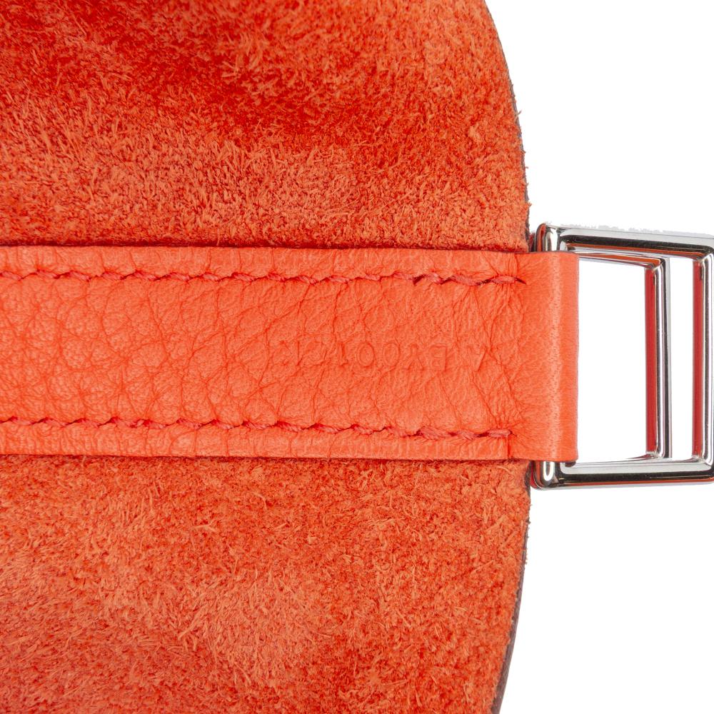 Hermès B Hermès Orange Red Orange Calf Leather Clemence Picotin Lock 26 France