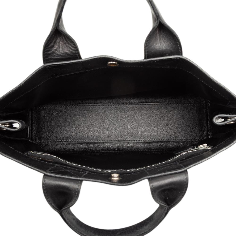 Hermès B Hermès Black Calf Leather Box Fourre Tout PM France