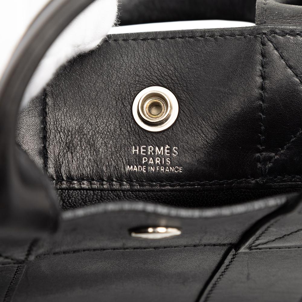 Hermès B Hermès Black Calf Leather Box Fourre Tout PM France