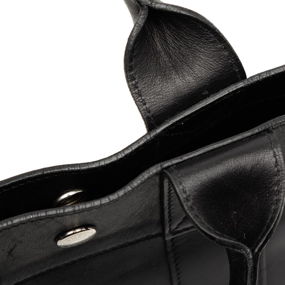 Hermès B Hermès Black Calf Leather Box Fourre Tout PM France