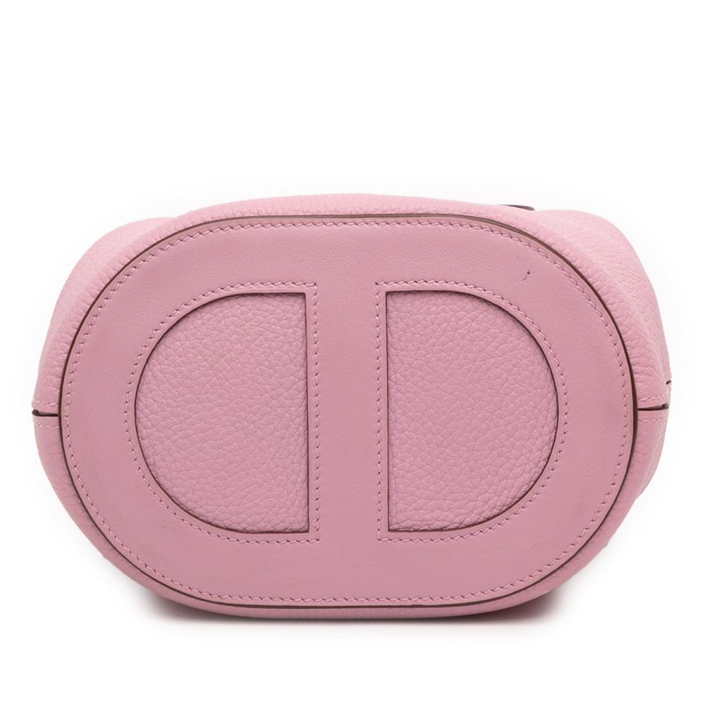 Hermès B Hermès Pink Light Pink Calf Leather Clemence and Swift In The Loop 18 France