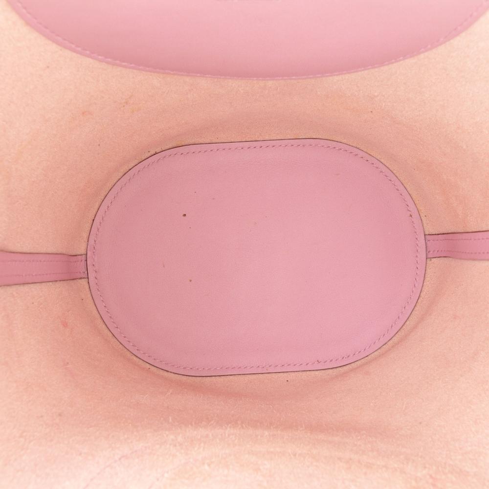 Hermès B Hermès Pink Light Pink Calf Leather Clemence and Swift In The Loop 18 France