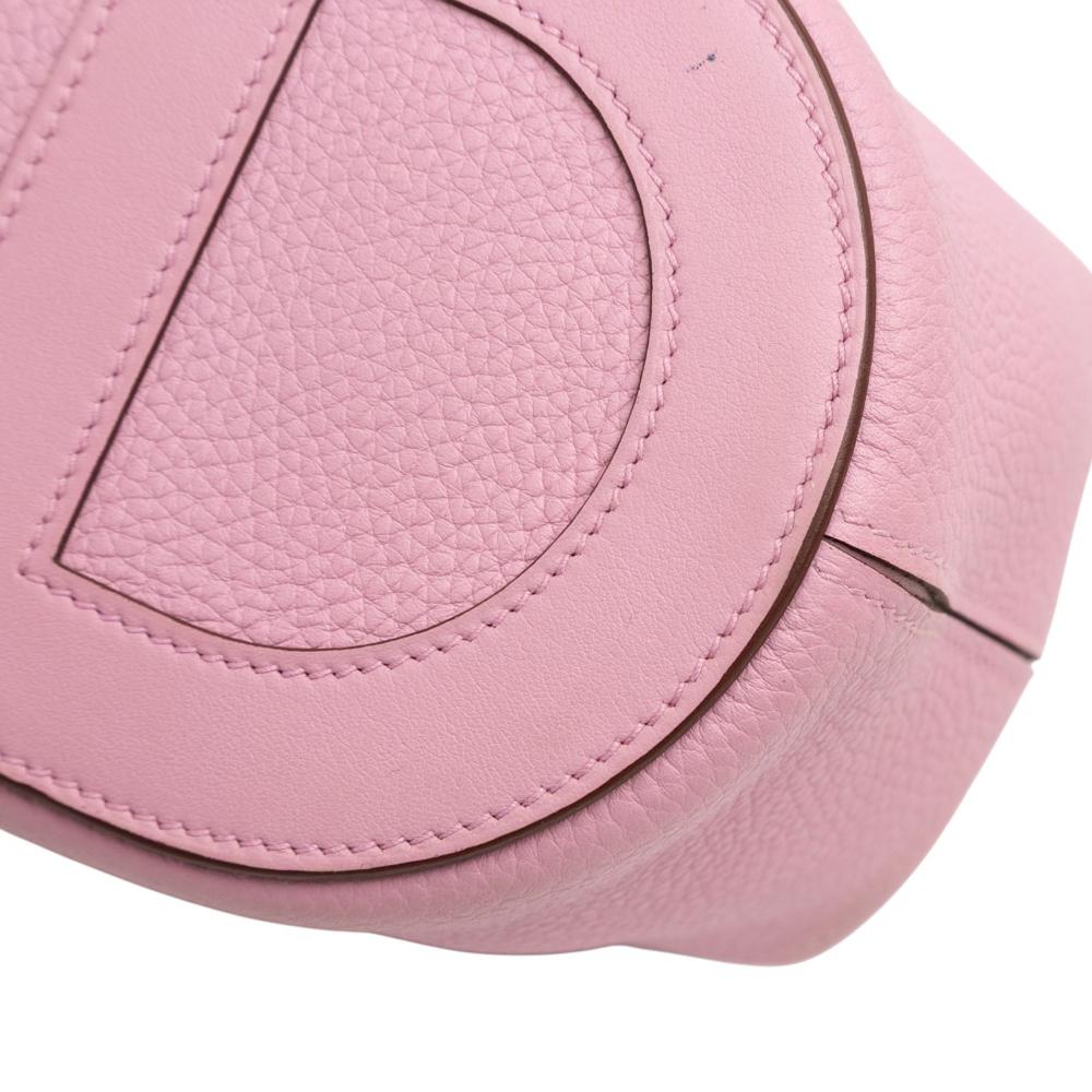 Hermès B Hermès Pink Light Pink Calf Leather Clemence and Swift In The Loop 18 France