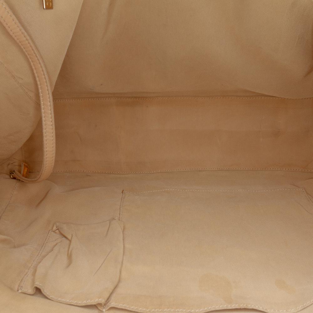 Chanel B Chanel Gray with Brown Taupe Lambskin Leather Leather Quilted Lambskin In The Mix Tote Italy