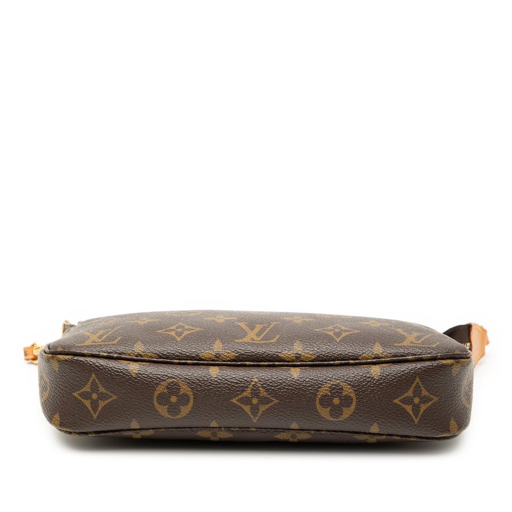 Louis Vuitton AB Louis Vuitton Brown Monogram Canvas Fabric Monogram Pochette Accessoires France