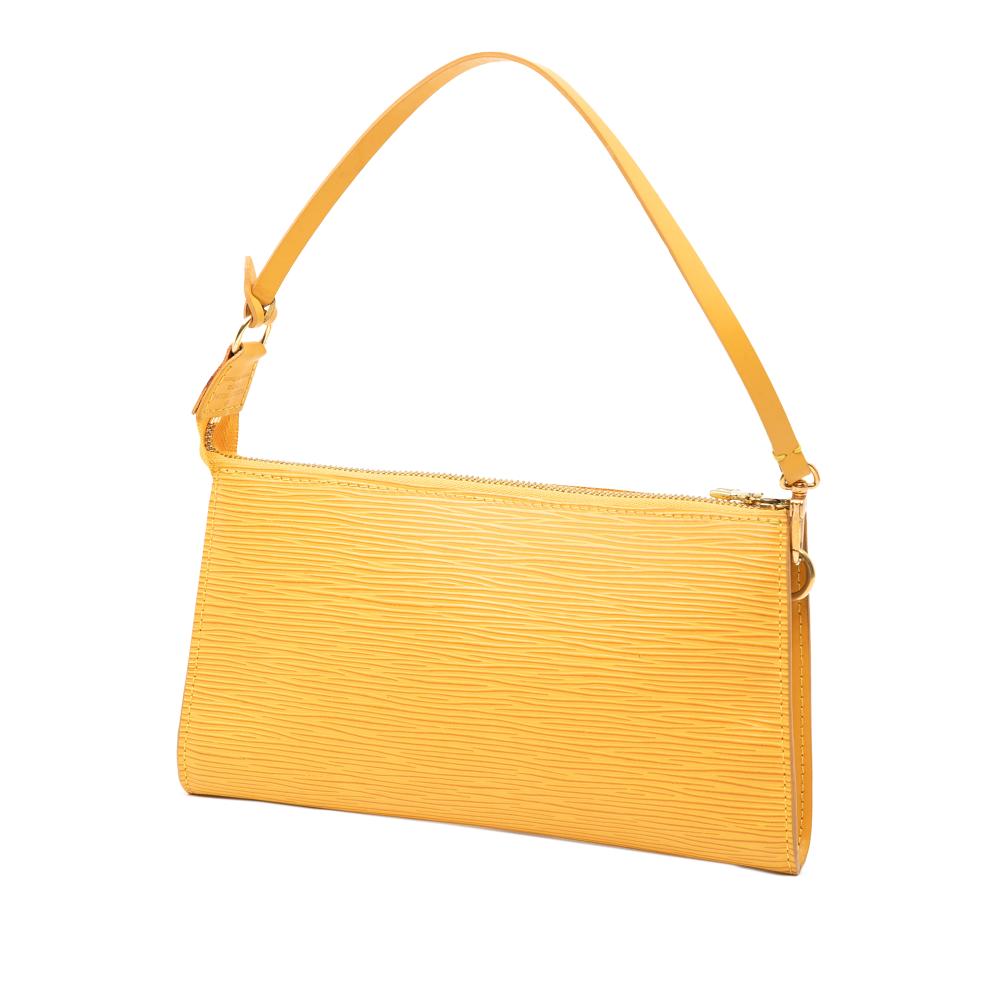 Louis Vuitton B Louis Vuitton Yellow Epi Leather Leather Epi Pochette Accessoires France
