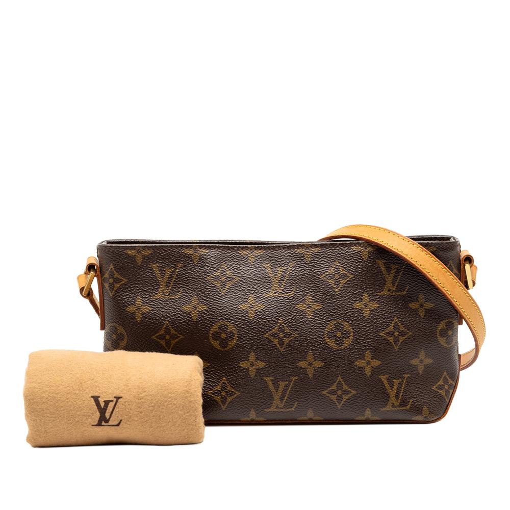 Louis Vuitton B Louis Vuitton Brown Monogram Canvas Fabric Monogram Trotteur France