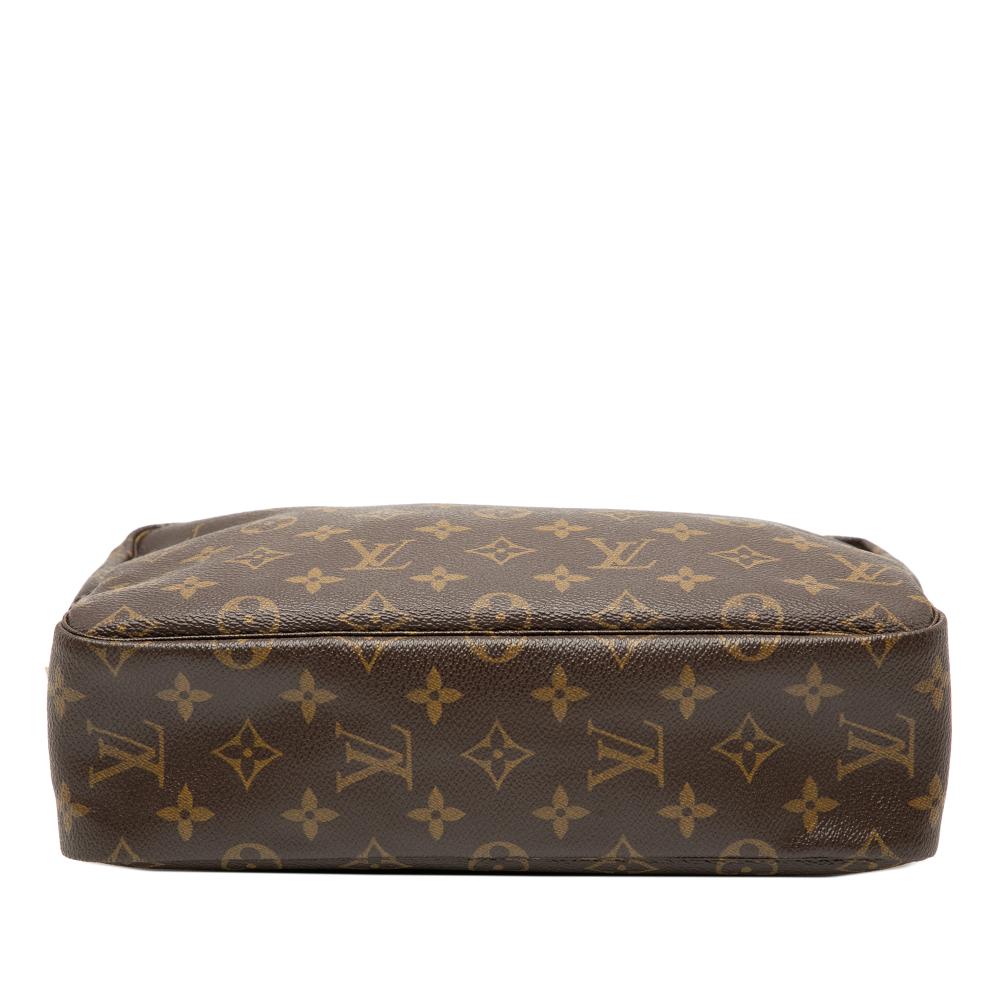 Louis Vuitton AB Louis Vuitton Brown Monogram Canvas Fabric Monogram Trousse Toilette 28 France