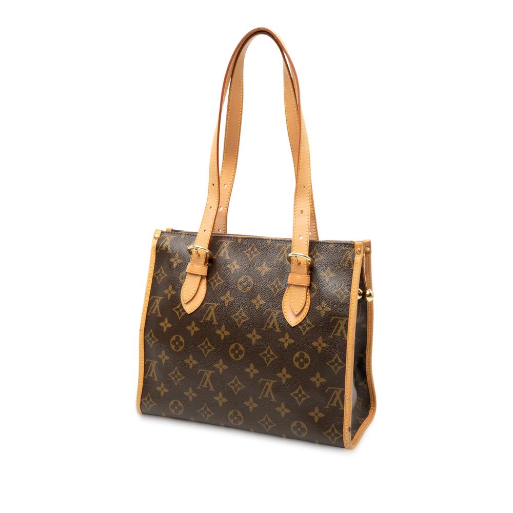 Louis Vuitton B Louis Vuitton Brown Monogram Canvas Fabric Monogram Popincourt Haut France