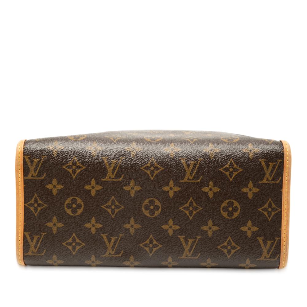 Louis Vuitton B Louis Vuitton Brown Monogram Canvas Fabric Monogram Popincourt Haut France
