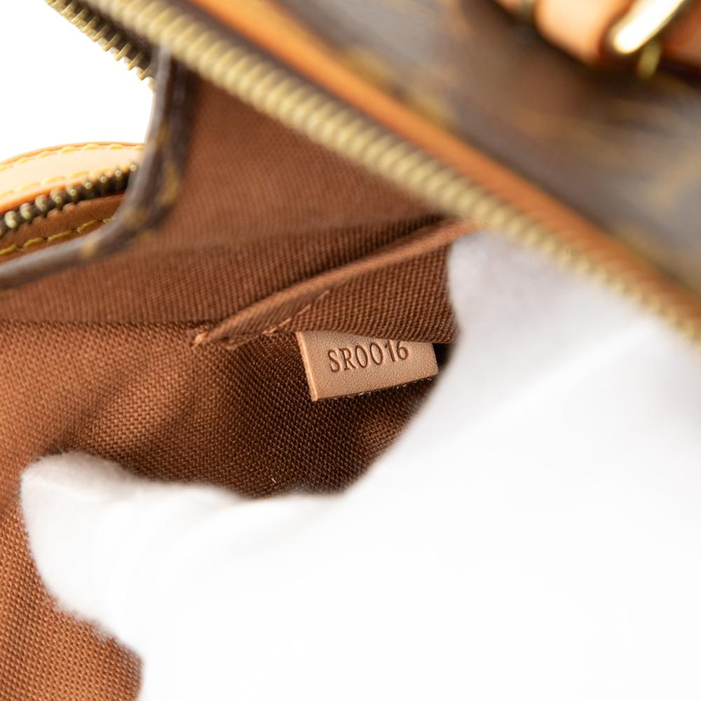 Louis Vuitton B Louis Vuitton Brown Monogram Canvas Fabric Monogram Popincourt Haut France