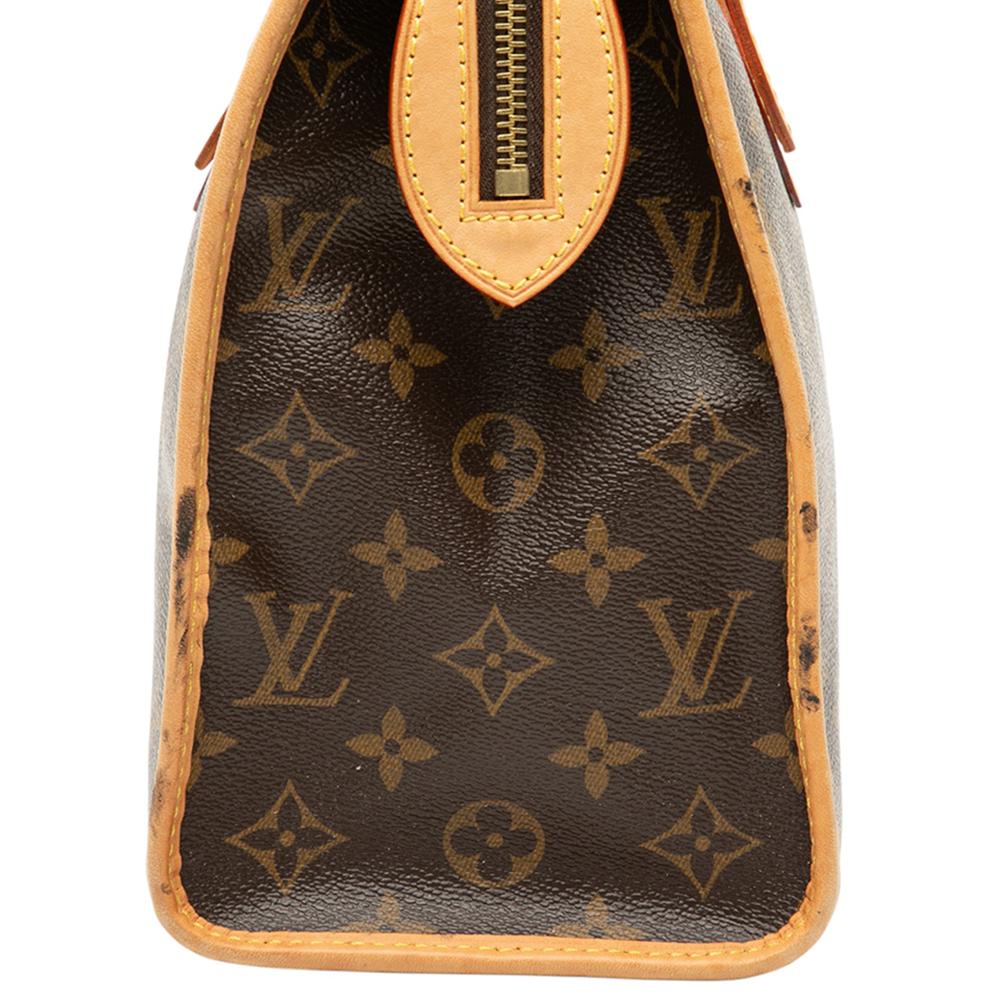 Louis Vuitton B Louis Vuitton Brown Monogram Canvas Fabric Monogram Popincourt Haut France