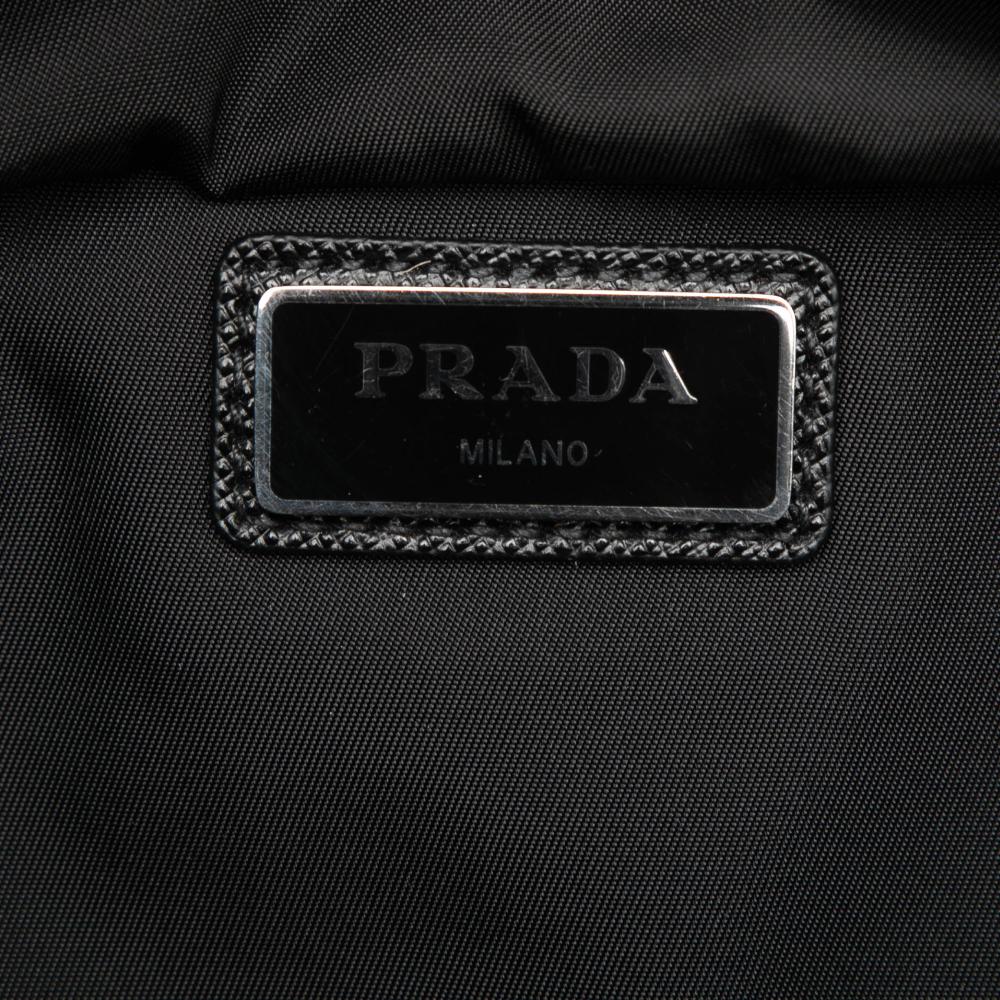 Prada AB Prada Black Nylon Fabric Tessuto Multi Pocket Belt Bag China