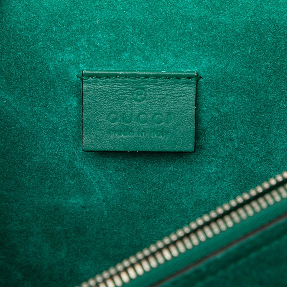 Gucci Brown Medium GG Supreme Embroidered Willow Hill and Butterfly Dionysus Shoulder Bag Italy