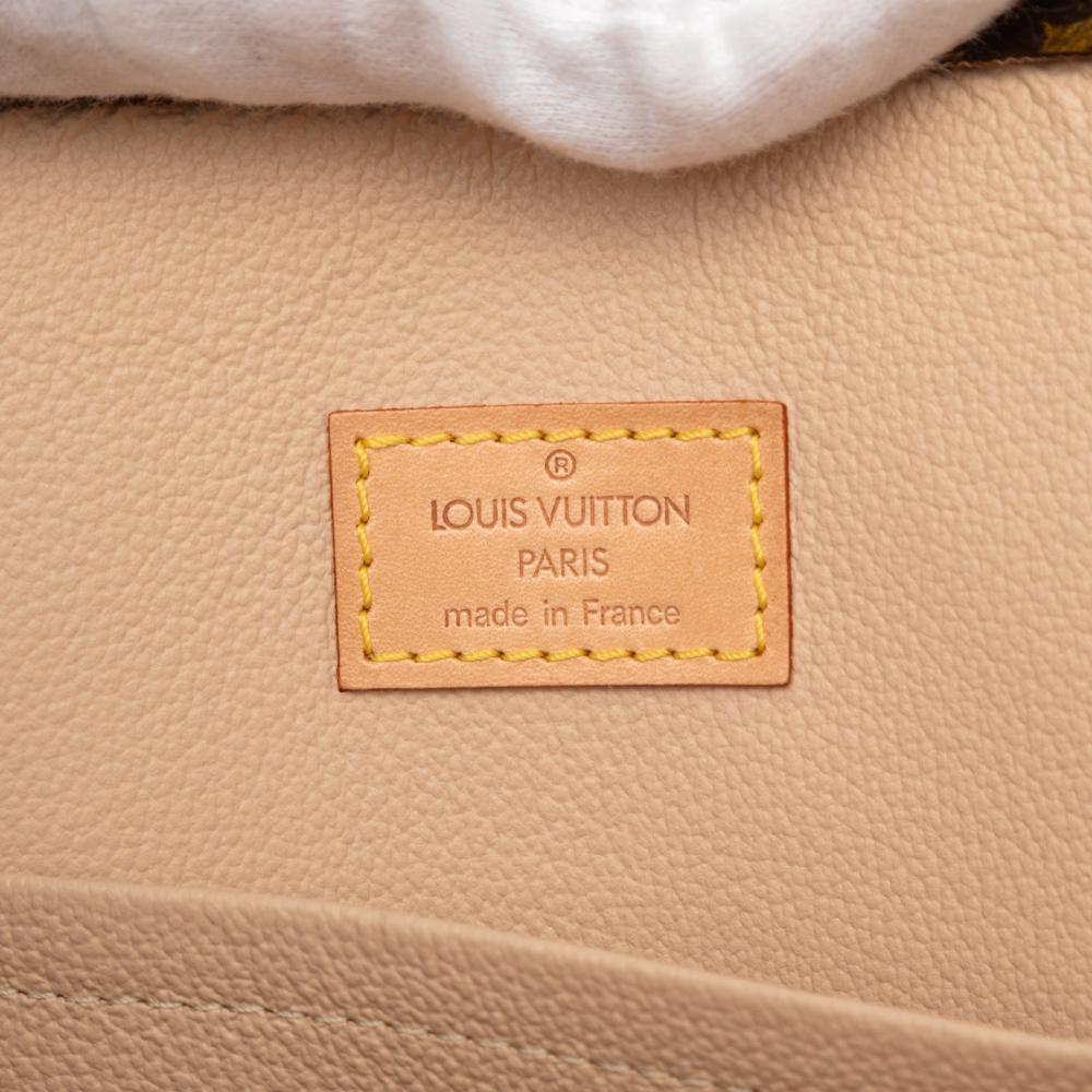 Louis Vuitton B Louis Vuitton Brown Monogram Canvas Fabric Monogram Sac Plat France