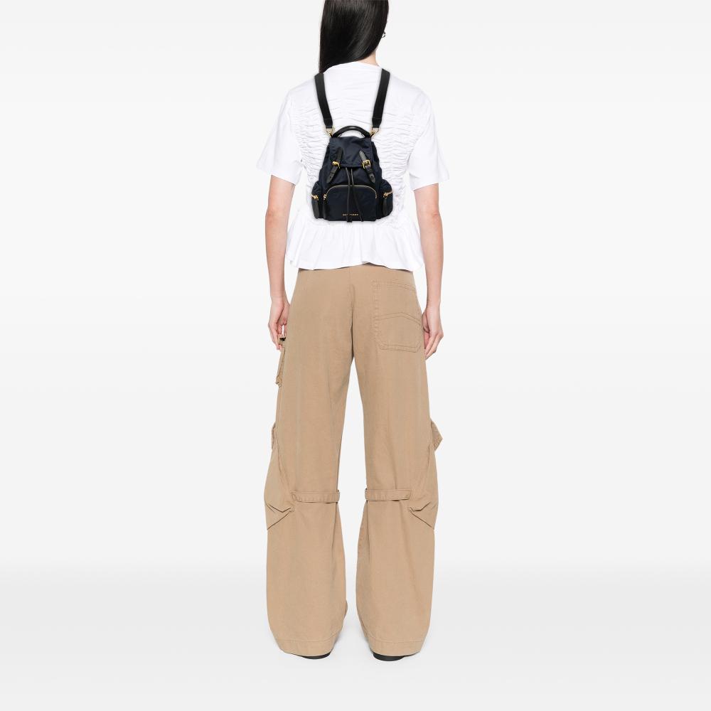 Burberry B Burberry Blue Navy Nylon Fabric Small Rucksack Backpack Romania