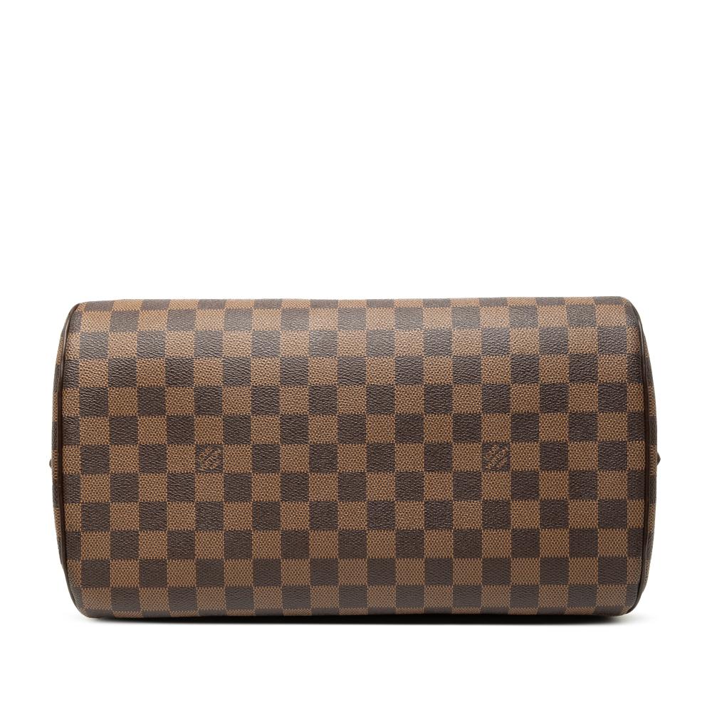 Louis Vuitton B Louis Vuitton Brown Damier Canvas Fabric Damier Ebene Ribera MM Spain